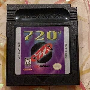720 Skateboarding Nintendo Game Boy Color Game GameBoy Authentic Skateboards